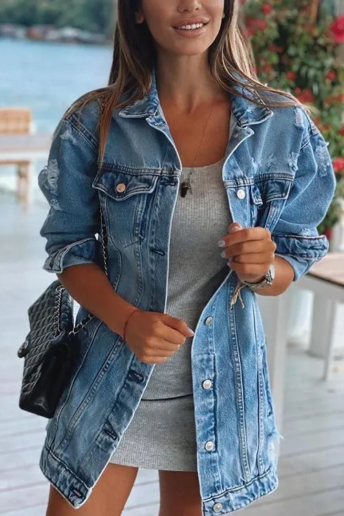 Purpdrank - Ripped Denim Jackets