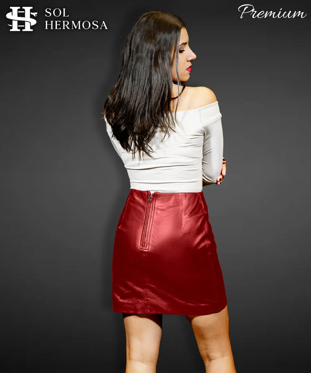 Real Leather Skirt For Women