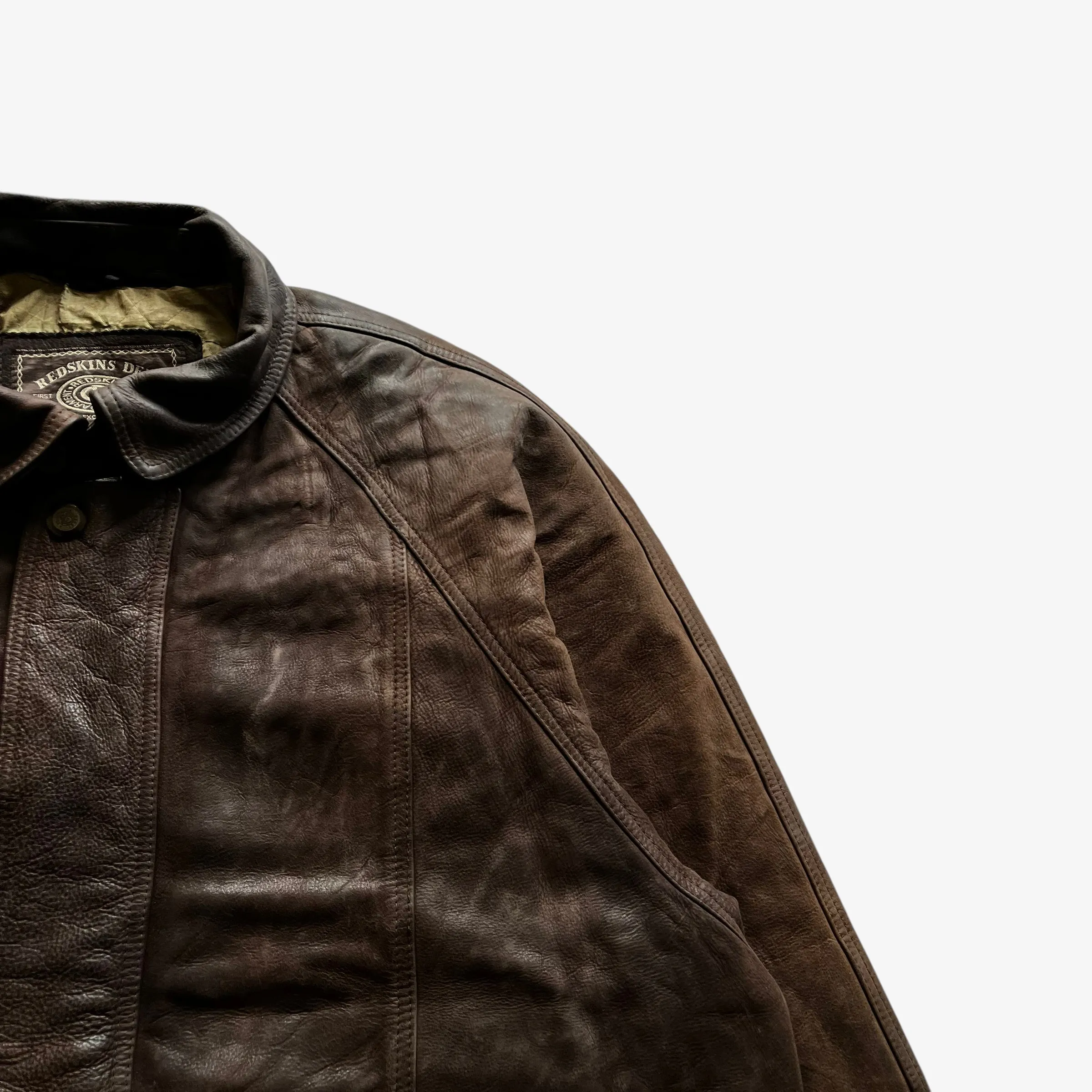 Redskins Dept Outdoor Wear Leather Jacket