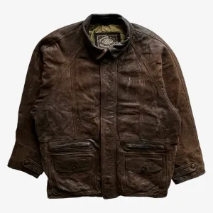 Redskins Dept Outdoor Wear Leather Jacket