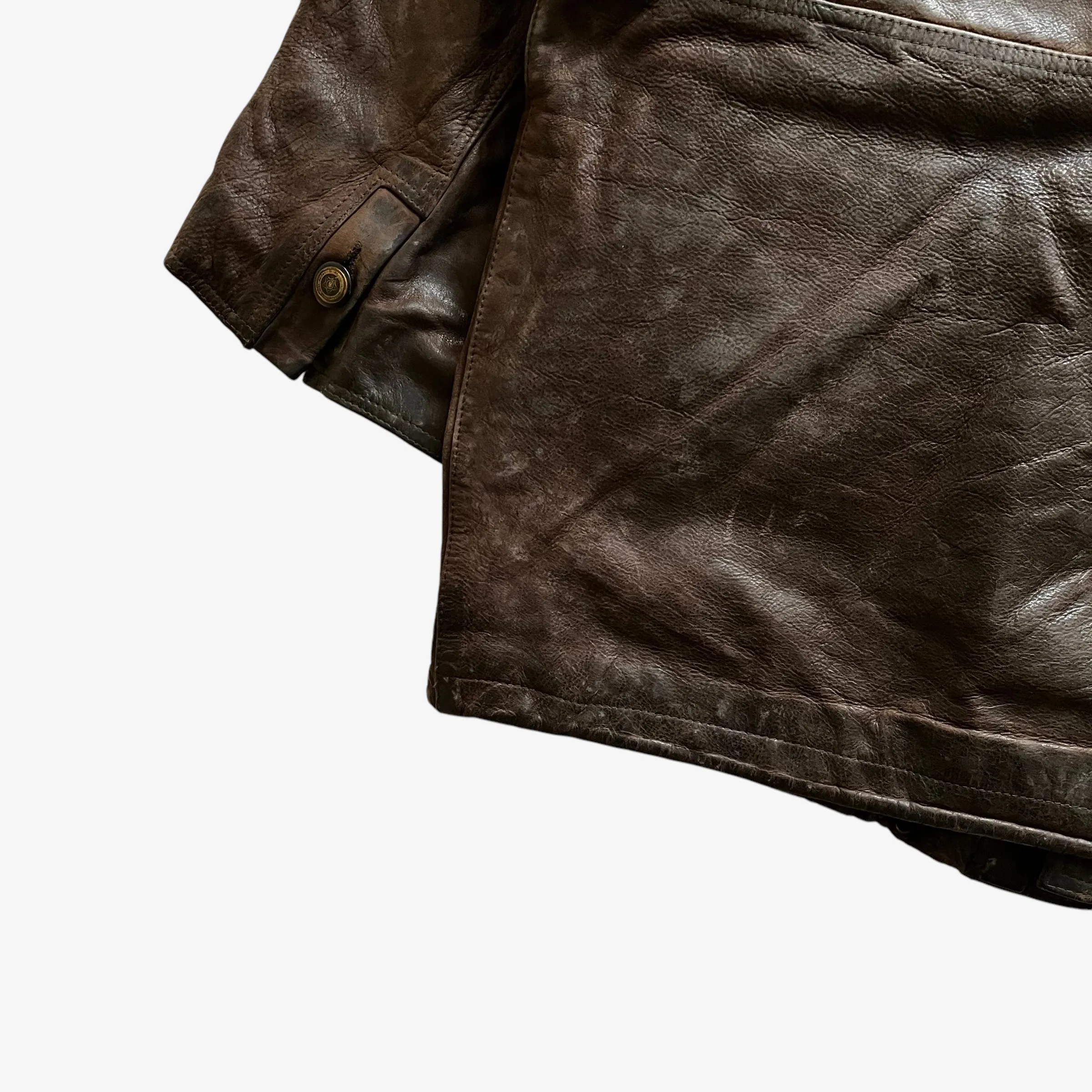 Redskins Dept Outdoor Wear Leather Jacket