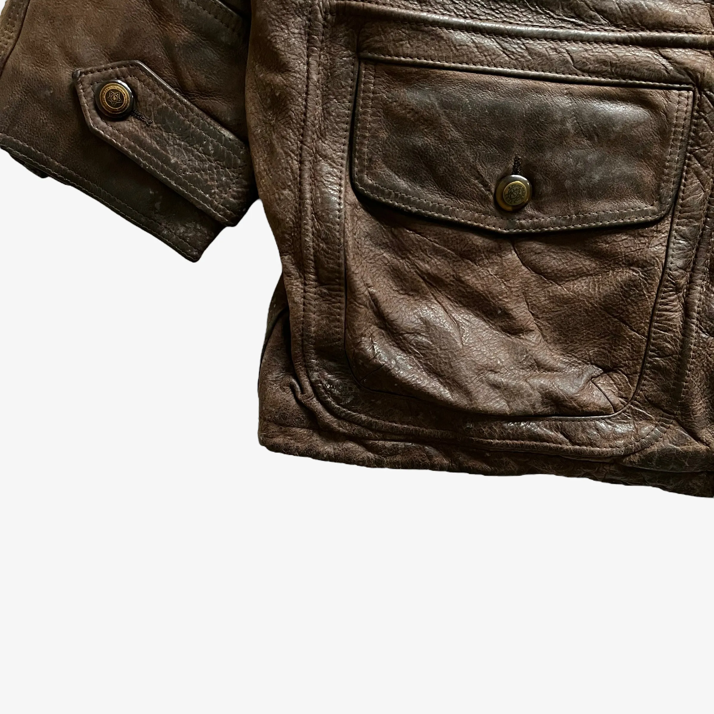 Redskins Dept Outdoor Wear Leather Jacket