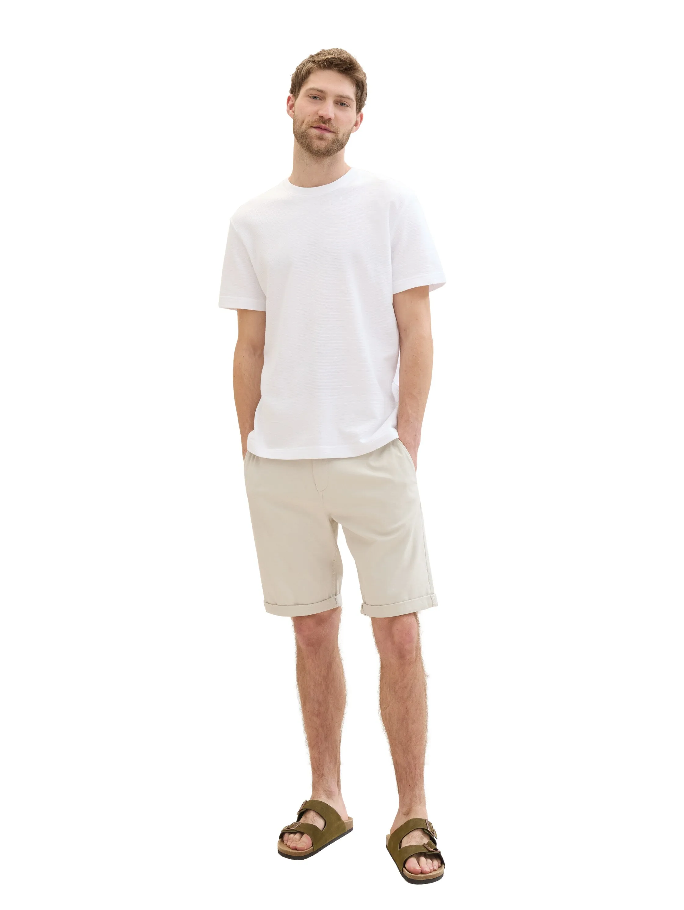 REGULAR WASHED CHINO SHORTS