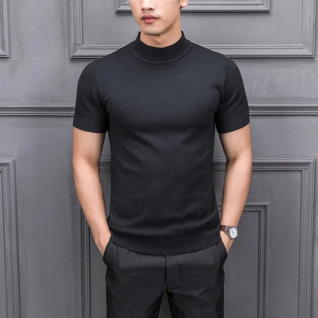 Semi-high Collar Knitting Sweaters