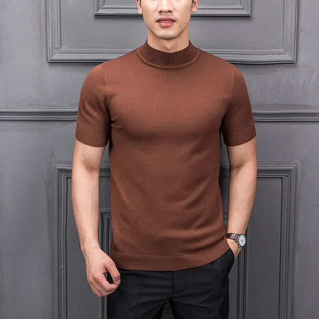 Semi-high Collar Knitting Sweaters