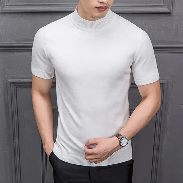 Semi-high Collar Knitting Sweaters