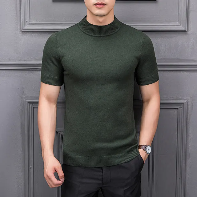 Semi-high Collar Knitting Sweaters