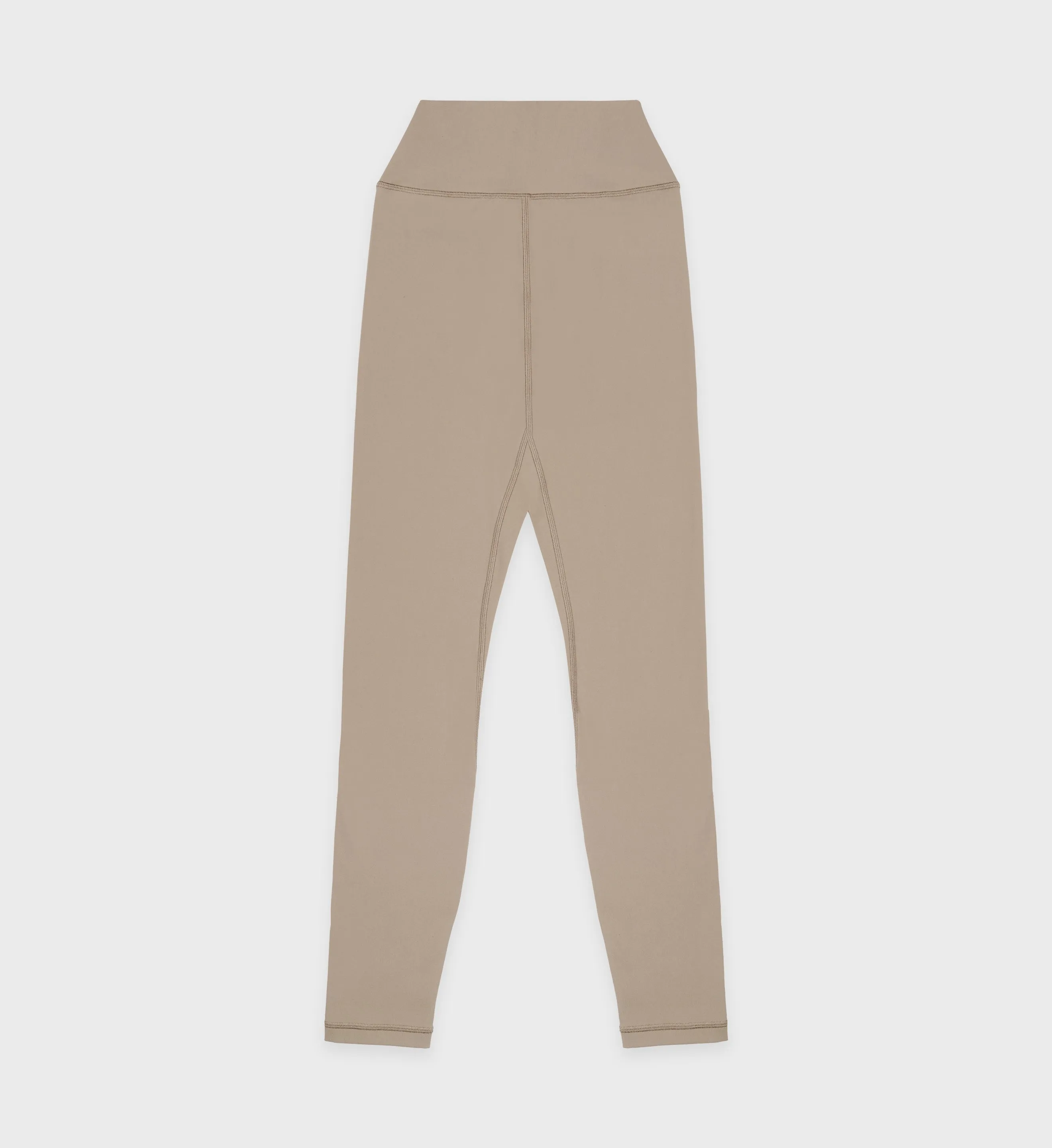 Serif Logo Legging - Elephant/White