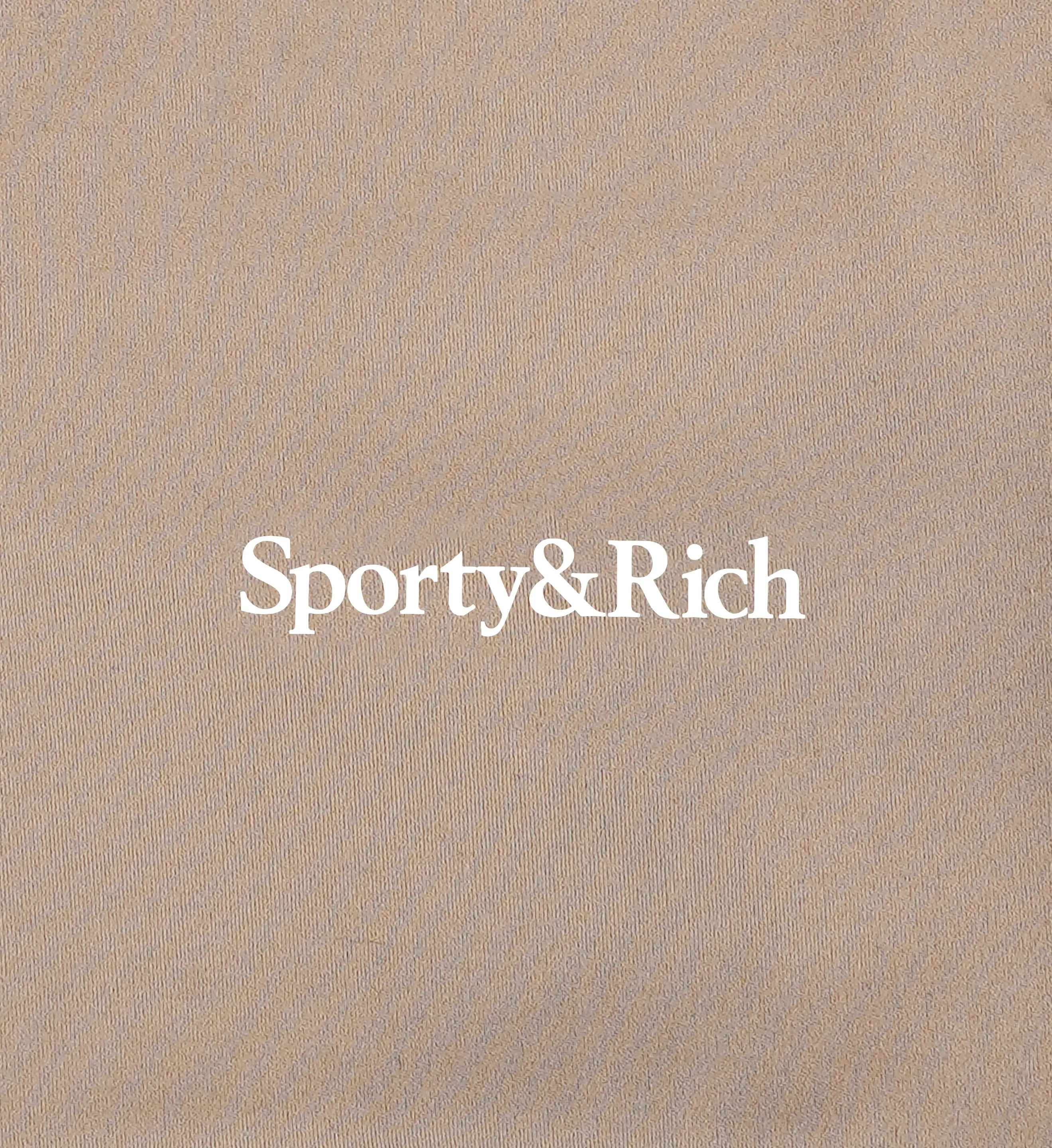 Serif Logo Legging - Elephant/White
