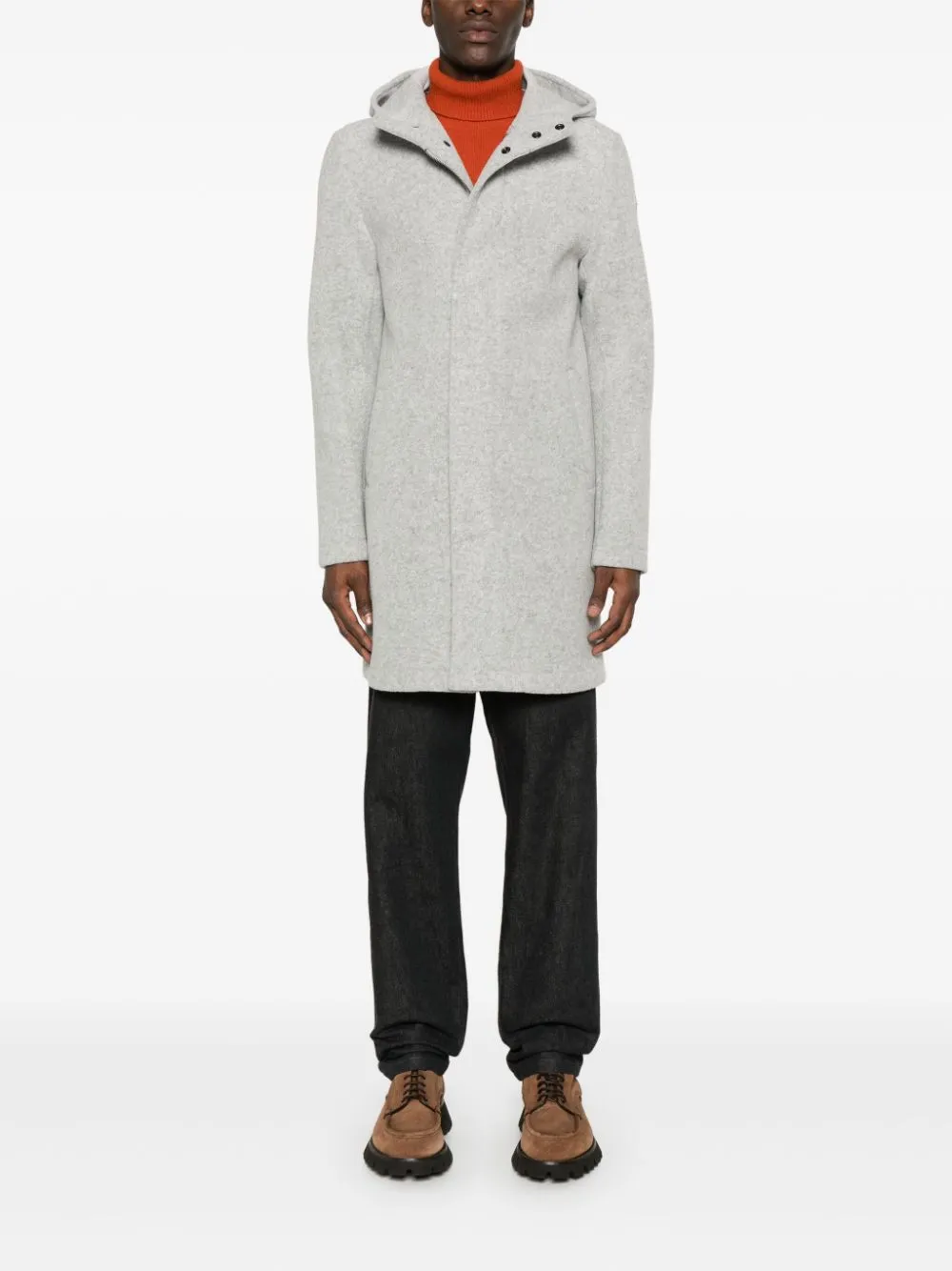 single-breasted coat