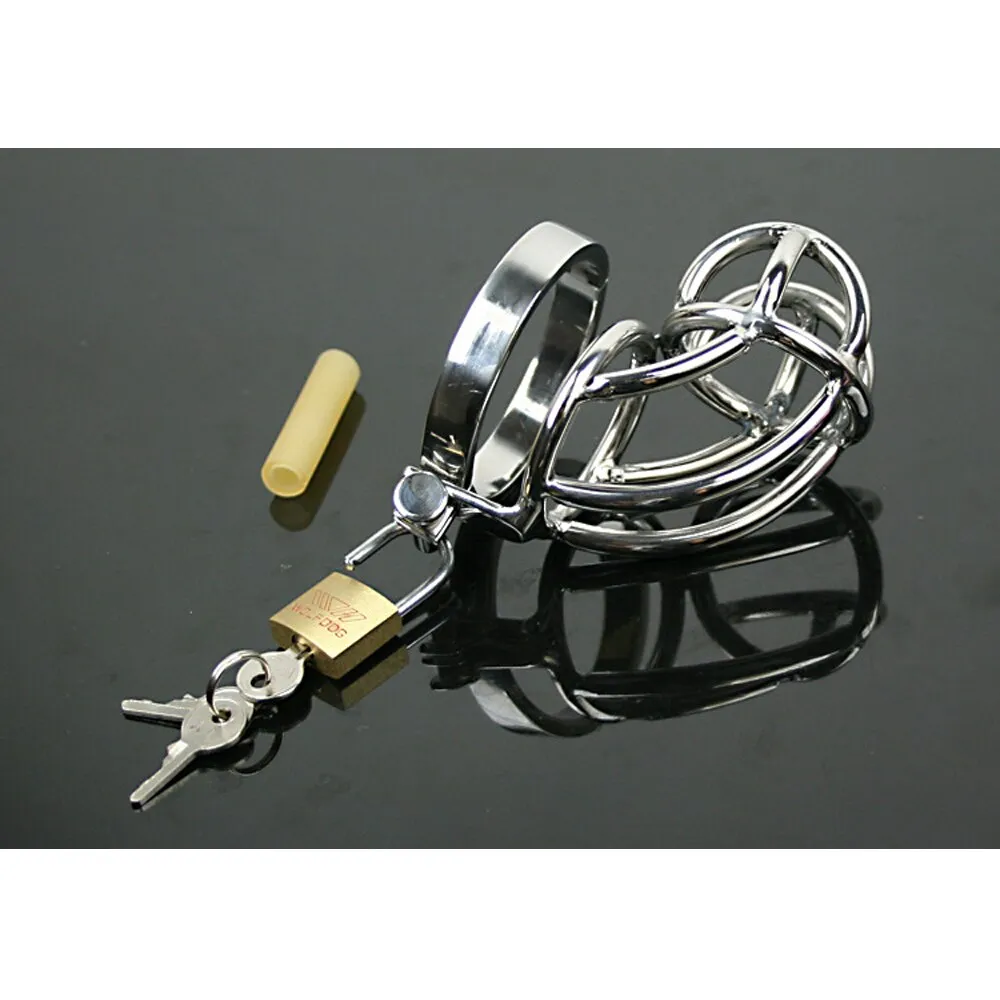 Stainless Steel Chastity Device Cage Outdoor Wear