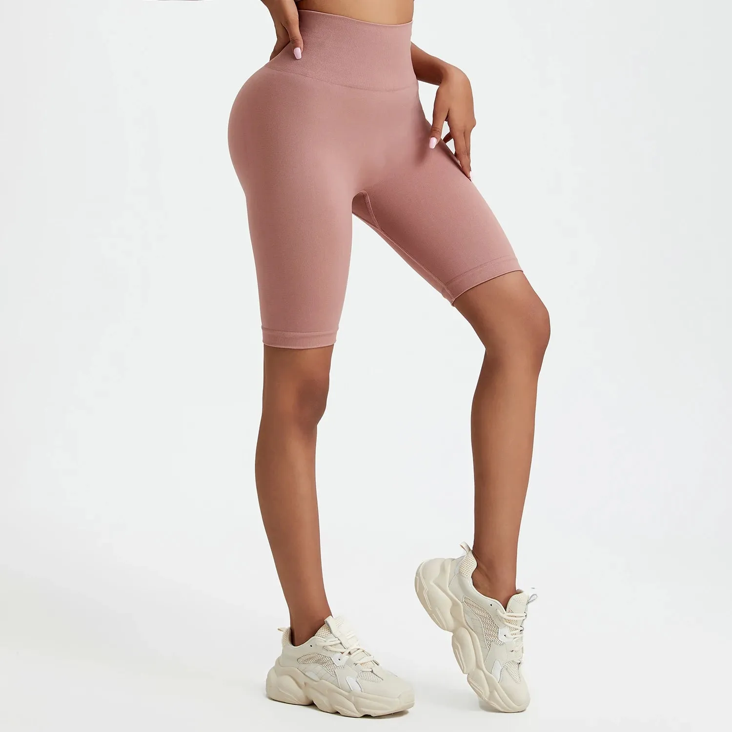 Summer Sexy Gym Shorts Woman Seamless Stretch Activewear