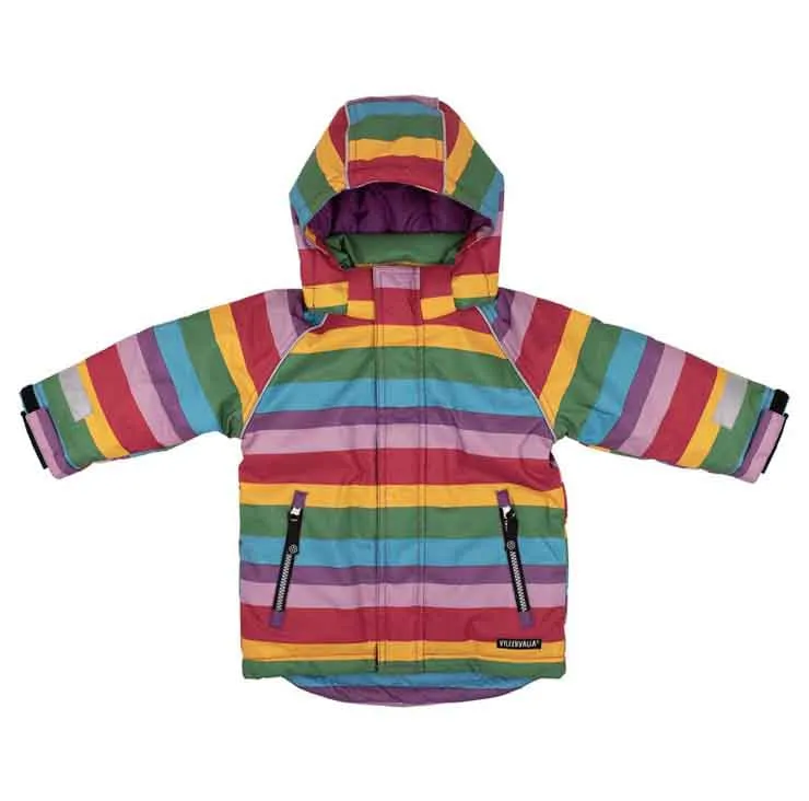 Villervalla Winter Jacket - Multistripe Acai
