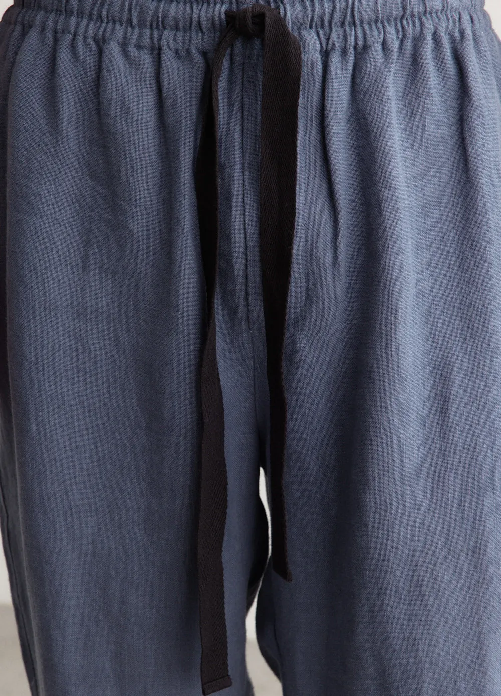 Wide Leg Linen Trousers