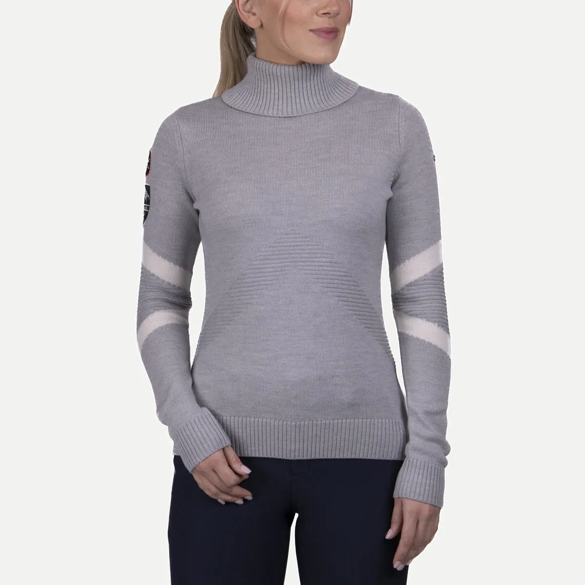 Women's Retro Patch Sweater