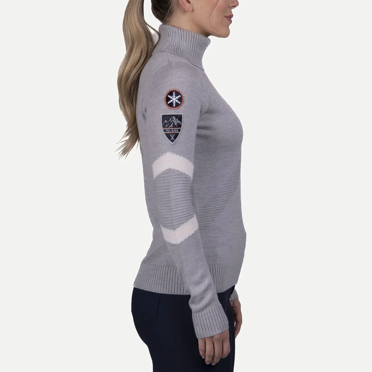 Women's Retro Patch Sweater